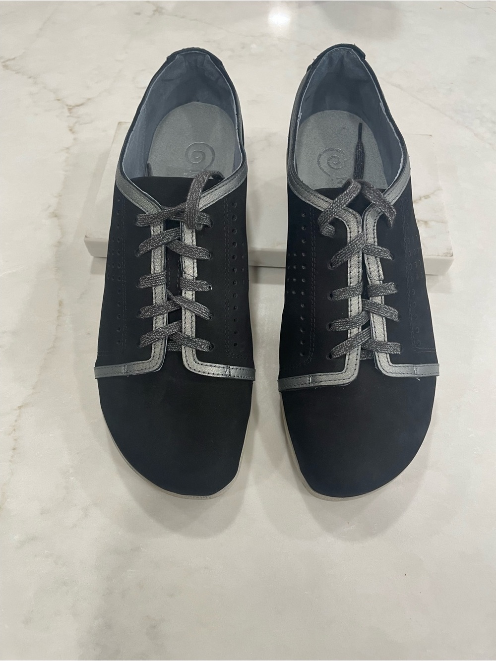 Naot Avena Nubuck Leather Comfort Sneakers Black Women’s, EU 38, US 7